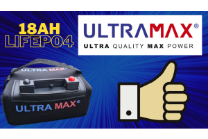 UltraMax 12V 18AH LiFePO4 Battery Review By MM0OPXAmateurRadio 