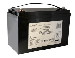 Ultramax LI55-24, 24v 55Ah Lithium Iron Phosphate LiFePO4 Battery