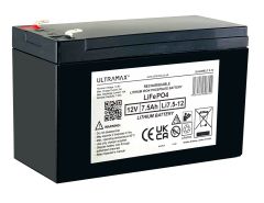 Ultramax 12v 7.5Ah Lithium Iron Phosphate LiFePO4 Battery