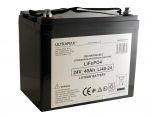 Ultramax 24v 42Ah Lithium Iron Phosphate LiFePO4 Battery with Charger