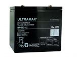 ULTRAMAX NPG62-12, 12V 62AH (as 55Ah & 60Ah) SEALED LEAD RECHARGEABLE UPS BATTERY