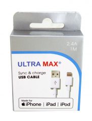 Ultra Max Sync and charge MFI cable box packaging