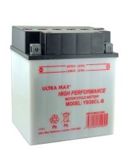 Ultra Max YB30CL-B, 12v 30Ah Motorcycle Batteries