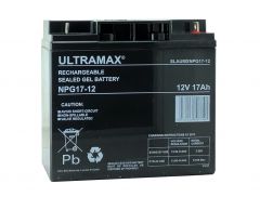 ULTRA MAX 12V 17AH (Replace 18AH 19AH 20AH 21AH 22AH) Rechargeable GEL Battery