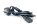 1m IEC C13 Kettle Lead Power Cable 3 Pin UK Plug PC Monitor Cord Black